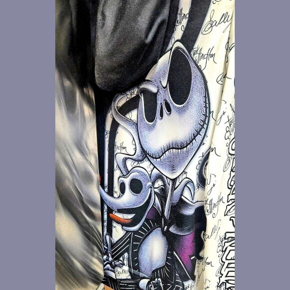 JACK SKELLINGTIN & SALLY Oversized Plus Size Pullover Skull, Graphic Hoodie XXXL - Picture 8 of 16